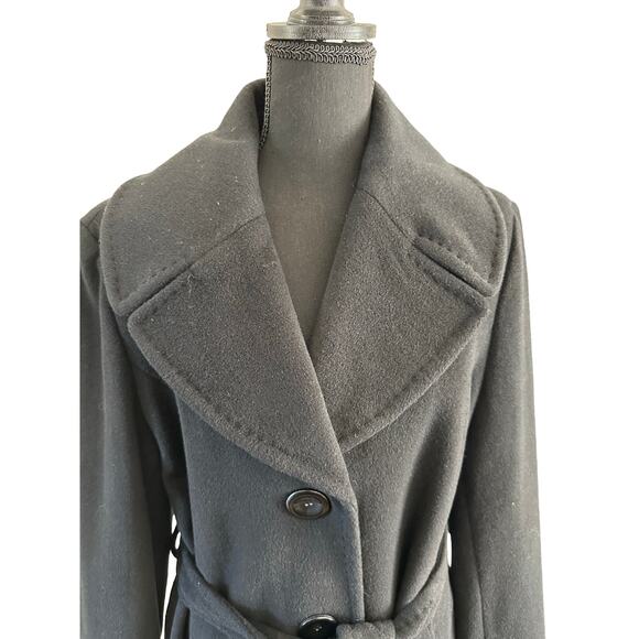 Ellen by Ellen Tracy Wool Coat with Tie Belt - Size 16 (NWT) Stunning! - Picture 4 of 13